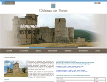 Tablet Screenshot of chateau-portes.org